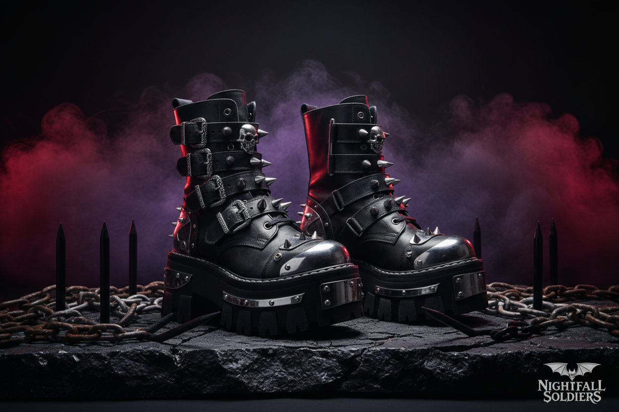 Gothic Punk Platform Boots Banner